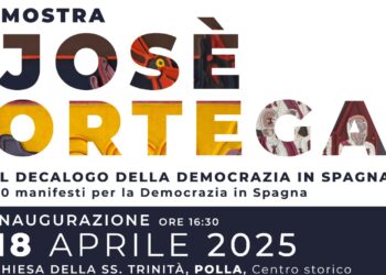 A Polla la mostra “10 manifesti di José Ortega, il Decalogo per la Democrazia in Spagna”