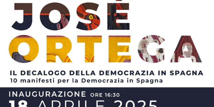 A Polla la mostra “10 manifesti di José Ortega, il Decalogo per la Democrazia in Spagna”