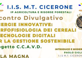 Al “Cicerone” un incontro sul progetto: “Sinergie innovative: morfofisiologia dei cereali e tecnologie digitali per la gestione sostenibile”