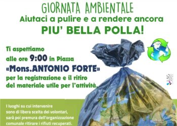 Domani la “Giornata Ambientale” a Polla: “Rendiamo più pulito il nostro paese”