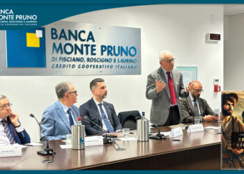 Carmelo Conte ha presentato il suo ultimo lavoro alla Bcc Monte Pruno “Il Brigante e il Maestro”