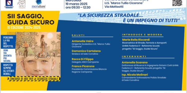 Al “Cicerone” di Sala Consilina domani si terrà il convegno”Sii Saggio, Guida Sicuro”