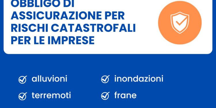 Confesercenti Vallo di Diano informa: obbligo di assicurazione eventi catastrofali per le imprese