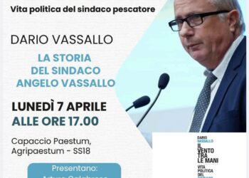 Capaccio Paestum, il 7 Aprile la presentazione del libro su Angelo Vassallo