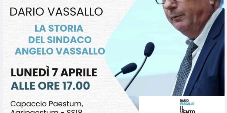 Capaccio Paestum, il 7 Aprile la presentazione del libro su Angelo Vassallo