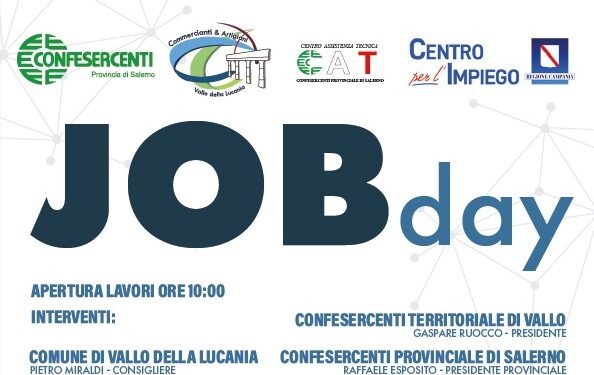 Confesercenti Vallo di Diano informa: a Vallo della Lucania il “Job day, la domanda incontra l’offerta”