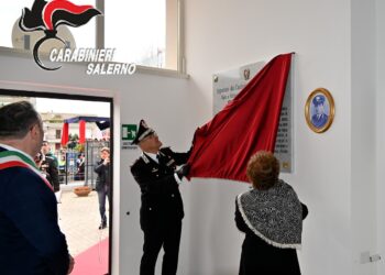 Inaugurata la nuova caserma dei carabinieri di Pellezzano intitolata all’appuntato Sabato De Vita
