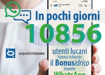 Bonus idrico in Basilicata: quasi undicimila domande nei primi sette giorni