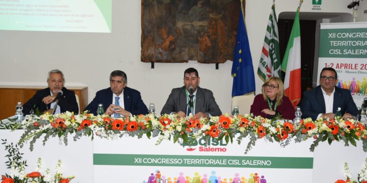Ha preso il via il XII Congresso della Cisl Salerno: sindacato e territorio tra sfide e cambiamento
