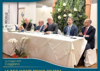 Il Circolo Monte Pruno conferma Rescinito come presidente e celebra 18 anni di attività al fianco della Banca