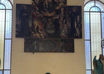 La tela della Madonna di Costantinopoli (restaurata) torna nella chiesa dei Cappuccini a Polla