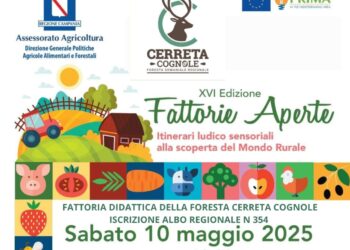 Foresta Cerreta Cognole, natura e scoperta: il 10 maggio la Fattoria Didattica apre le porte per la XVI edizione di “Fattorie Aperte”