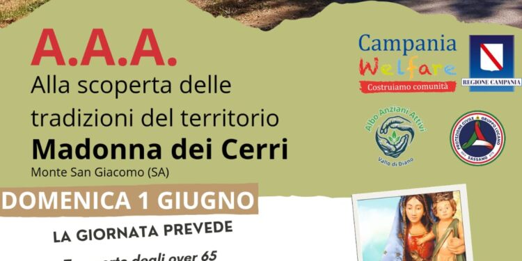 Insieme ad “AAA – Albo Anziani Attivi”, Monte San Giacomo celebra la Madonna dei Cerri e la cultura del territorio