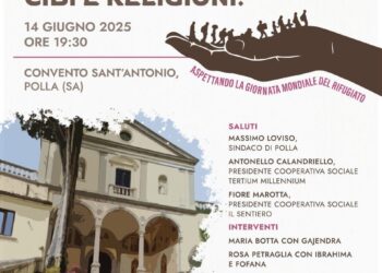 A Polla l’incontro-dibattito coi migranti dei progetti SAI: “Il gusto dell’Integrazione. Cibi e Religioni”