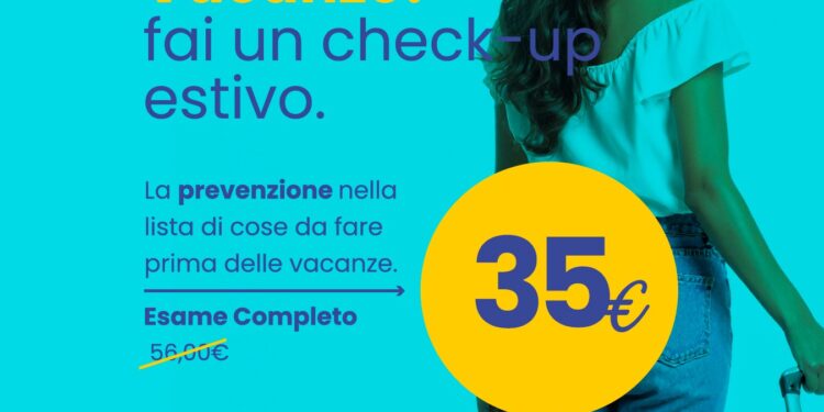 “Check-up Estate” al Centro Analisi Biochimica: la tua salute prima delle vacanze estive