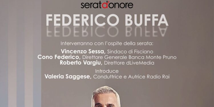 Il giornalista sportivo Federico Buffa ospite di un evento organizzato da Banca Monte Pruno e dLiveMedia