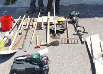 Eboli:  Carabinieri Forestali e Guardie Ambientali Accademia Kronos sequestrano in area di Riserva attrezzi da taglio e denunciano tre persone