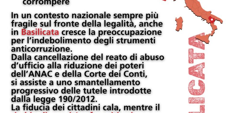 “Fame di verità e giustizia” per Libera Basilicata. A Lagonegro una manifestazione anti-corruzione