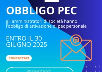 Casella Pec obbligatoria per gli amministratori di società. Arriva il supporto di Confesercenti Vallo di Diano
