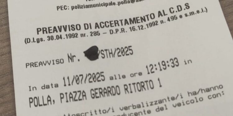 Innovazione tecnologica per la Polizia locale di Polla: ecco i preavvisi digitali