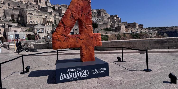 Matera scelta da Disney per rappresentare la “Cosa” nel lancio del nuovo film “I Fantastici 4”