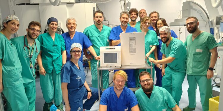 All’ospedale di Eboli eseguito un intervento di denervazione renale all’avanguardia