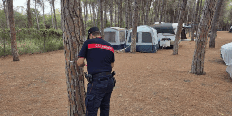 Sequestrata un’area di sosta camper abusiva a Metaponto