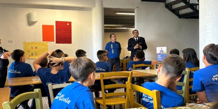 La Polizia Postale di Potenza incontra i ragazzi dei campi-scuola promossi dalla Protezione Civile
