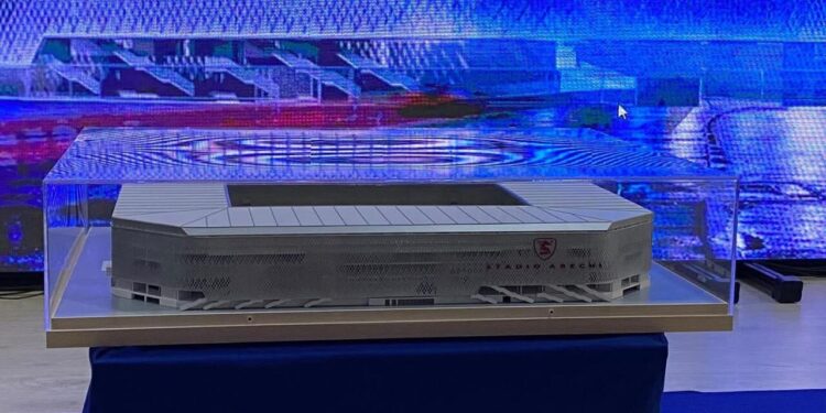Salerno, presentati i progetti per il nuovo Stadio Arechi, Campo Volpe e PalaTulimieri