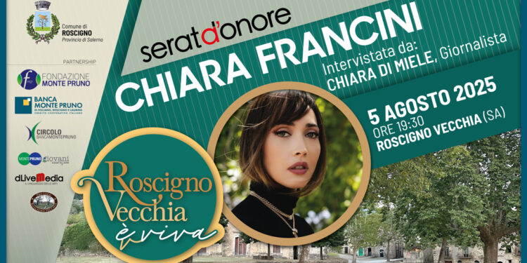 Chiara Francini presenta il suo ultimo libro nel terzo appuntamento di “Roscigno Vecchia è viva”