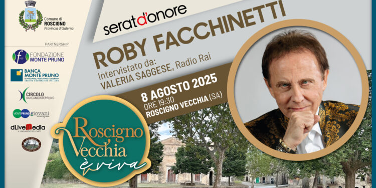 Roby Facchinetti a Roscigno Vecchia: la magia di un artista tra le emozioni del tempo