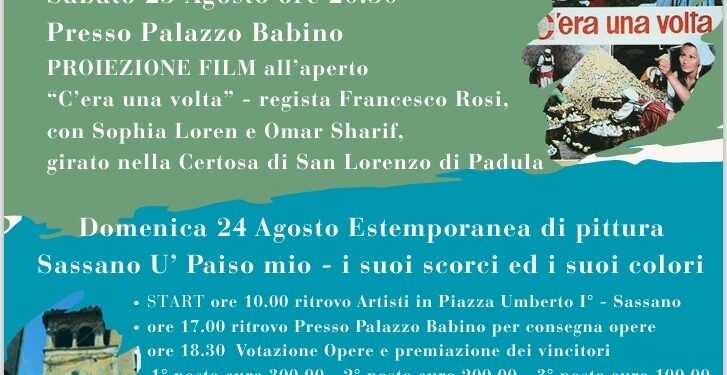 Sassano celebra le sue radici: XV Festa dell’Emigrante tra cinema, arte e musica