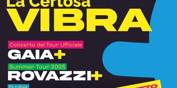 Al Certosa Village musica, arte e spettacolo con Gaia, Rovazzi e Vuela a Padula