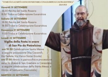 Sassano, il Santuario del Cuore Immacolato di Maria si prepara ai festeggiamenti di San Pio da Pietrelcina: esposte le reliquie del Santo