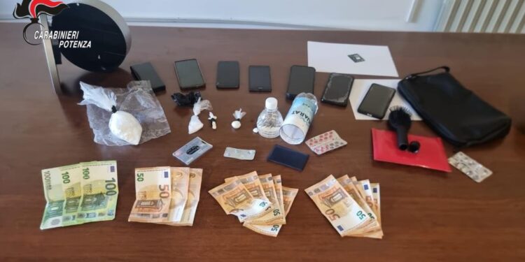 Spaccio di stupefacenti in Val d’Agri: in quattro finiscono in manette