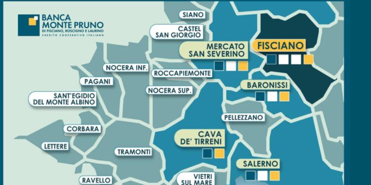 La Banca Monte Pruno cresce ancora: nuove sedi nell’Agro-Nocerino e in Costiera Amalfitana