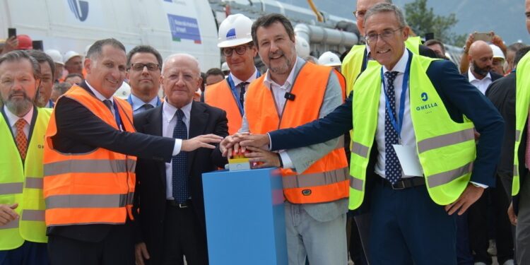 Lavori alla diga di Campolattaro, Salvini e De Luca danno il via: nel 2027 l’acqua nei rubinetti