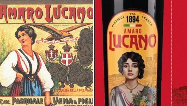 Amaro Lucano, la Pacchiana cambia volto: nuova immagine per lo storico simbolo