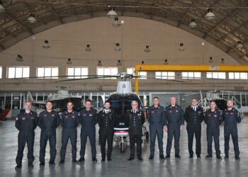 Il comandante interregionale Carabinieri “Ogaden” fa visita all’elinucleo di Pontecagnano