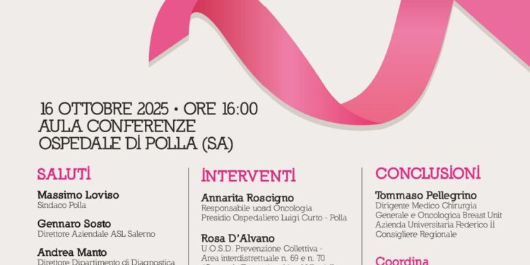 Ottobre Rosa, a Polla un incontro sulla prevenzione: nasce lo Sportello Rosa per le donne