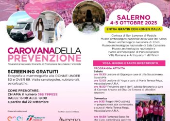 Da Salerno al via gli appuntamenti  in Campania della Race for the Cure 2025