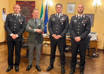 Il Prefetto Campanaro incontra i nuovi Comandanti dei Carabinieri di Melfi e Venosa