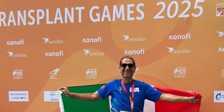 Due trapianti di rene e una medaglia: il lucano Angelo Panio bronzo ai World Transplant Games