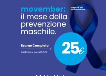 Prevenire è la linea giusta: il Centro Biochimica sostiene “Movember” con check-up dedicato agli uomini