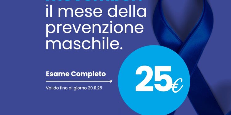 Prevenire è la linea giusta: il Centro Biochimica sostiene “Movember” con check-up dedicato agli uomini