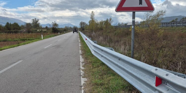 Importante intervento di messa in sicurezza lungo la SP 243 a Sala Consilina