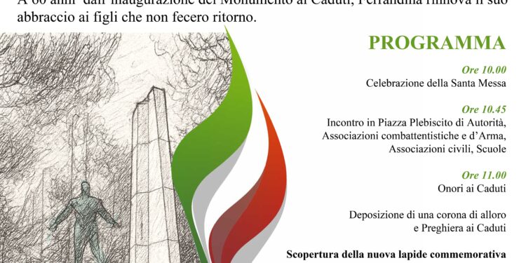 Ferrandina scopre la nuova lapide in memoria dei Caduti della Grande Guerra