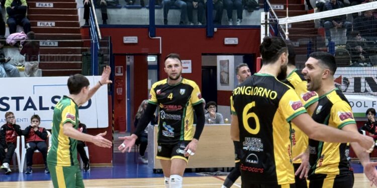 Molfetta amara per la Valdiano Volley. In Puglia arriva la sconfitta per 3-0