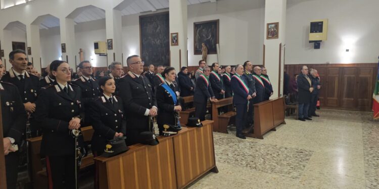 La Compagnia Carabinieri di Sala Consilina celebra la Virgo Fidelis nella chiesa di Cristo Re a Polla