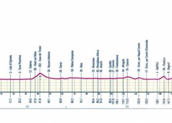 Giro d’Italia 2026: la carovana rosa attraverserà il Salernitano nella tappa Paestum-Napoli